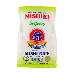 NISHIKI Organic Sushi Rice 907g - Premium Japanese Short Grain Rice for Perfect Sushi