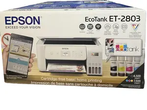 Epson EcoTank ET-2803 Wireless All-in-One Cartridge-Free Printer