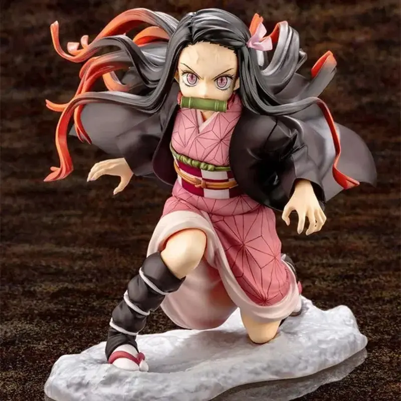 Kamado Nezuko Action Figure Anime Demon Slayer PVC Figurines Kimetsu no Yaiba Model Kits Manga Garage Kits GK Toys Ornaments