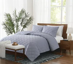 Brooklyn Loom Pinstripe Full/Queen Quilt Set