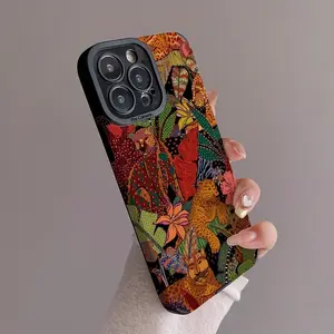 Floral & Animal Pattern Phone Case, Decorative Phone Protector Cover, Phone Accessories Compatible with iPhone