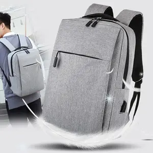 Men's Simple Backpack Laptop Bag, Large Capacity Casual Business Notebook Backpack, Stylish Dual Shoulder Computer Bag for Men, Durable, Office Backpack, Business Travel Backpack