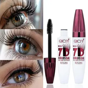 2PCS NEW 7D Lengthening Mascara - 24H Long Wear Volume & Curl, Smudge-Proof Lift for Natural Faux Lash Look