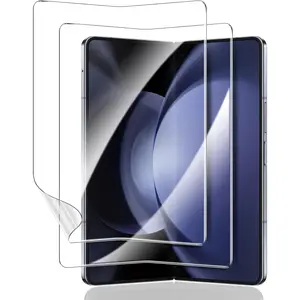 [2 Pack] for Samsung Galaxy Z Fold 5 Screen Protectors Flexible Soft Inner Screen EPU Protective Film Full Coverage Clear Bubble-Free Case Friendly Screen Protector for Galaxy Z Fold 6