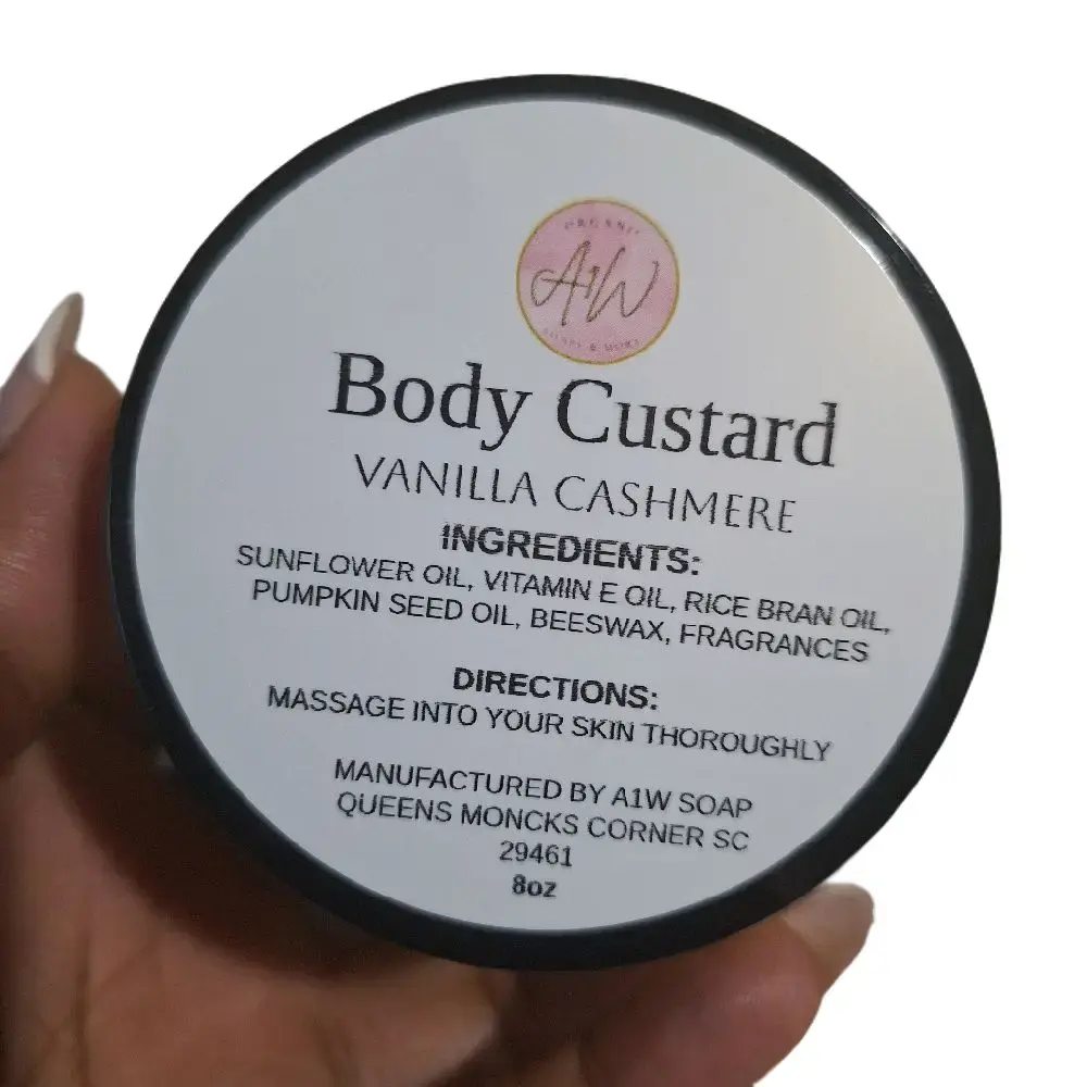 Vanilla Cashmere Body Custard - Soft and Luxurious Cashmere Blend, Ideal for Versatile Use