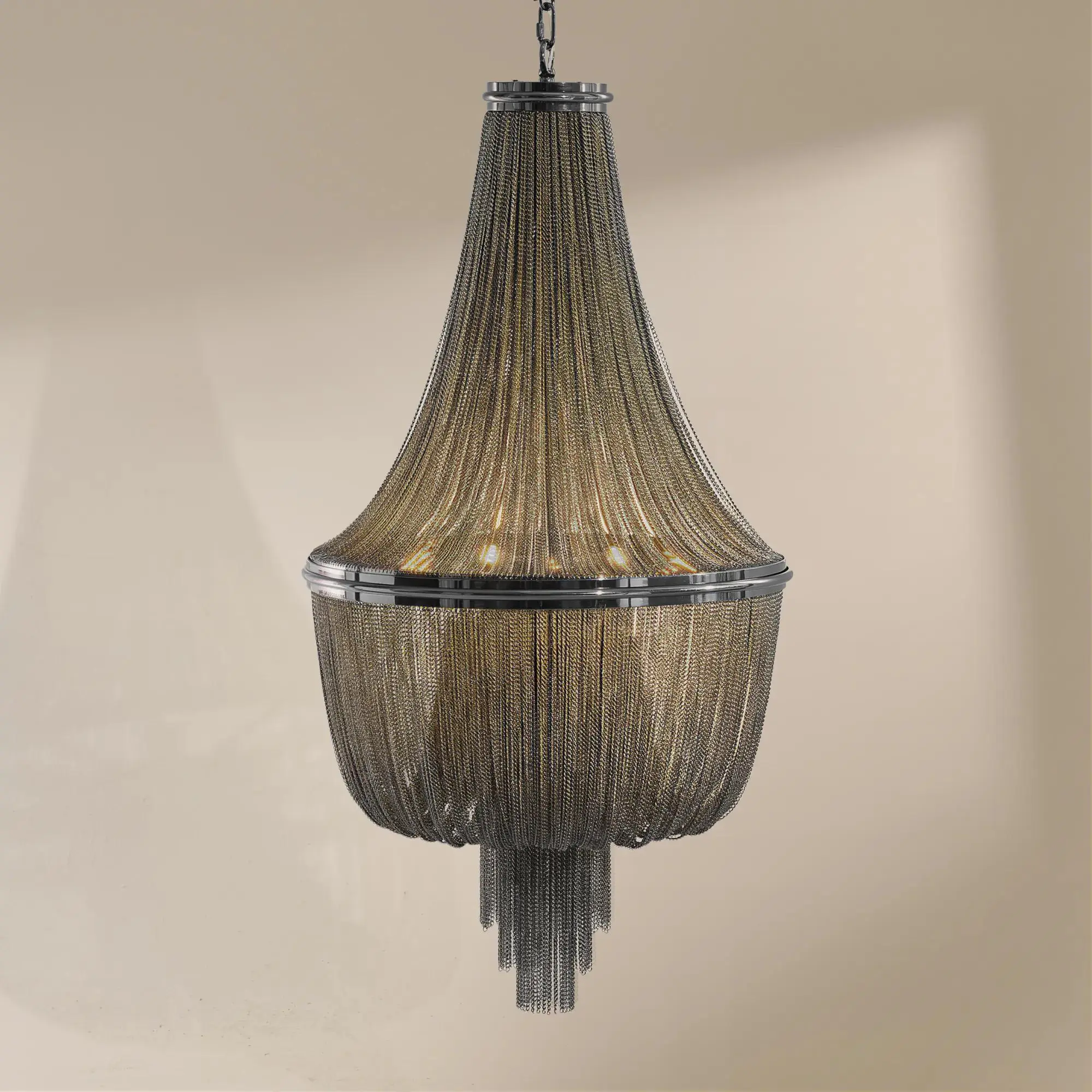Z Gallerie Ruelle Chain Chandelier 41"H - Graphite