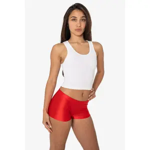RNT332 - Nylon Tricot Shiny Mini Shorts