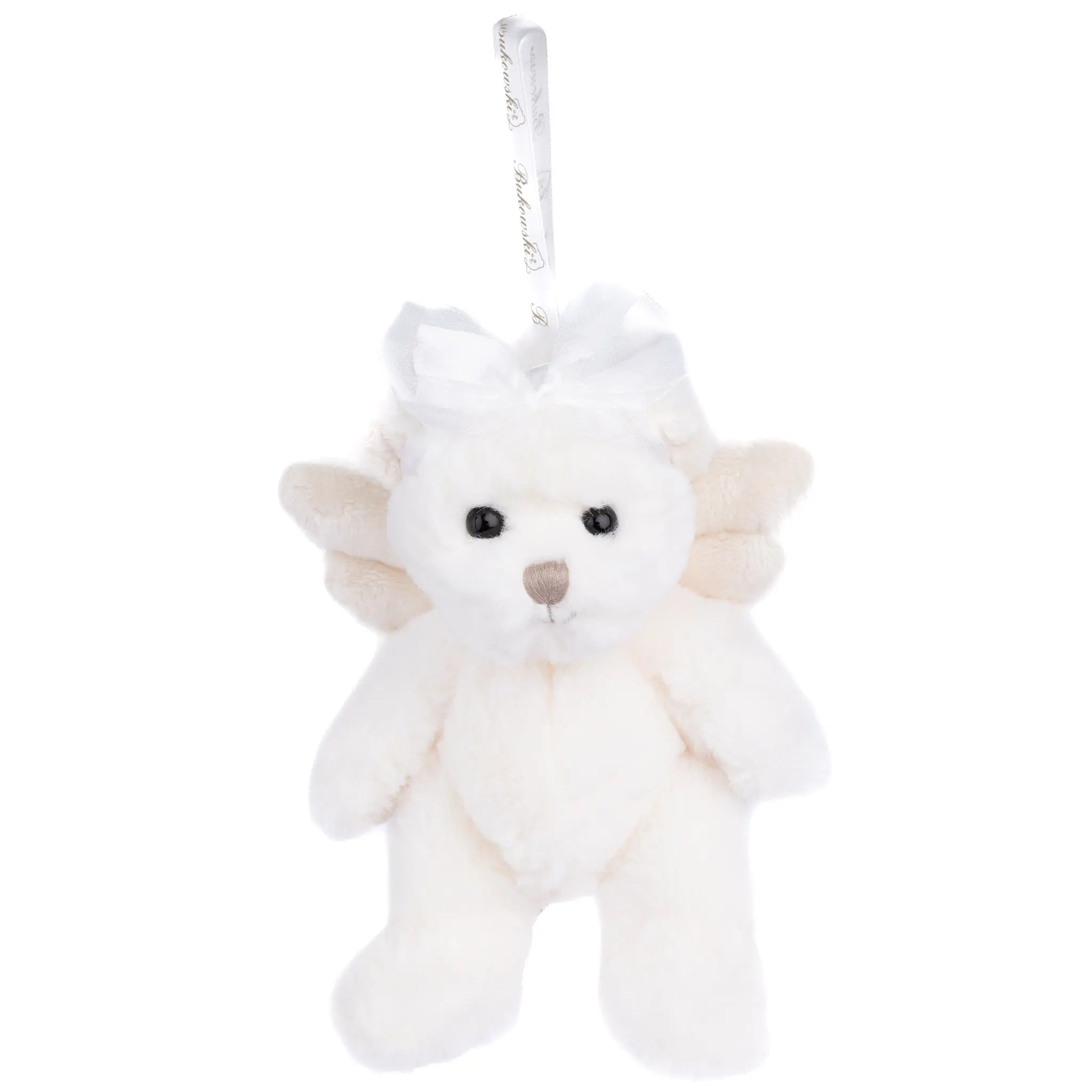 Bukowski Bears Kaitlyn 3 Inch Soft Plush Cream Angel Bear Stuffed Animal Toy with Wings for Babies and Kids