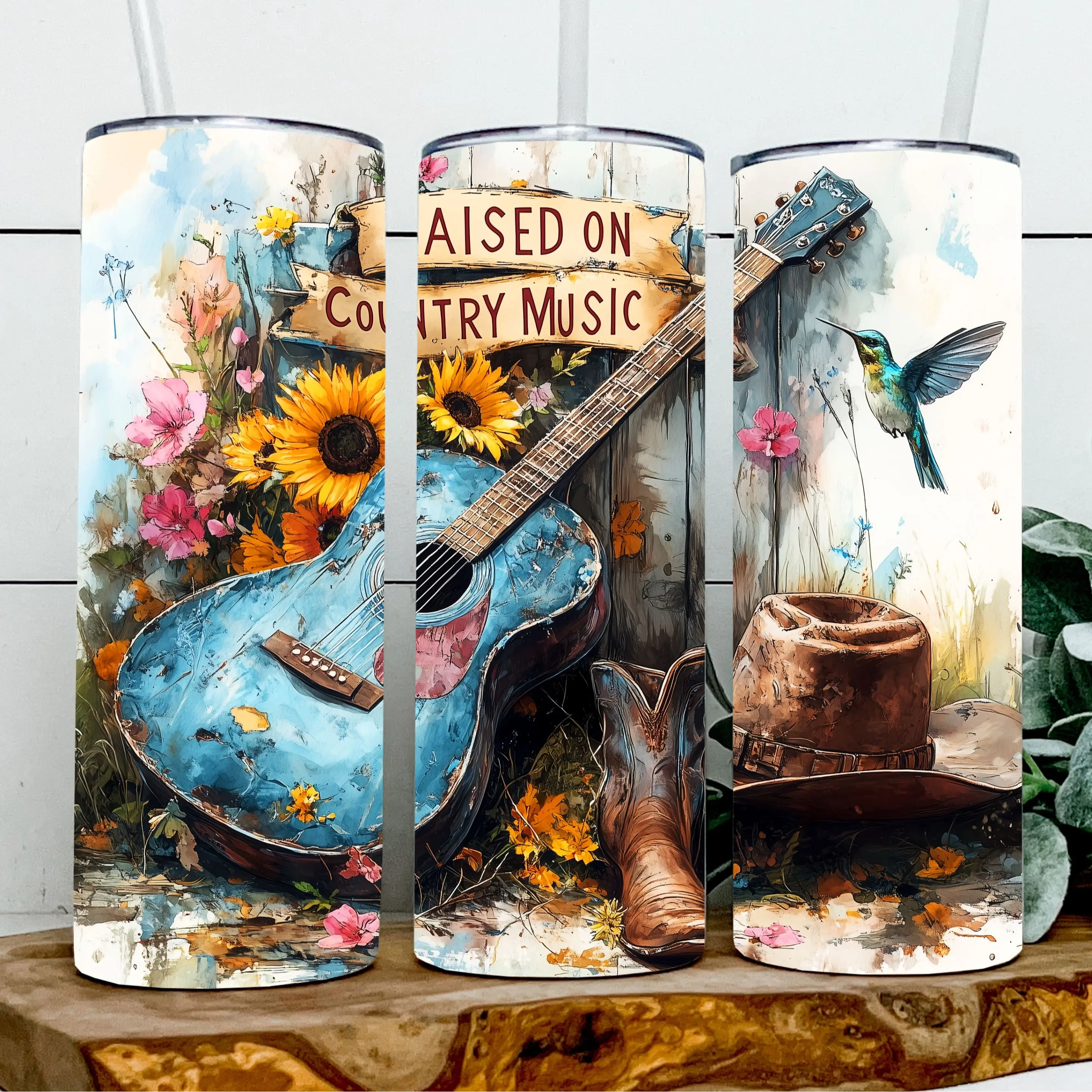 Raised on Country Music Tumbler