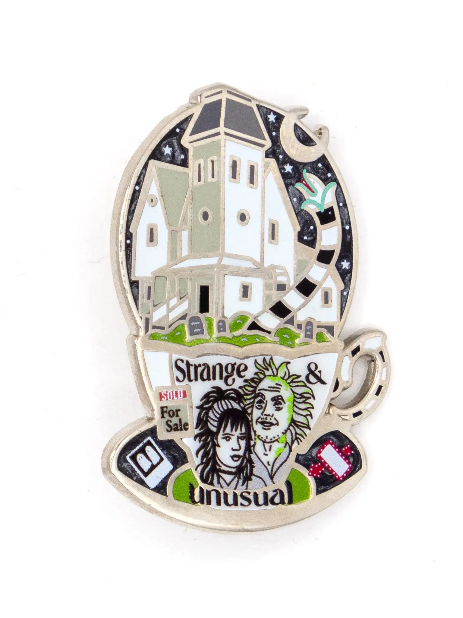 Beetle Teacup Pin LASERBRAIN