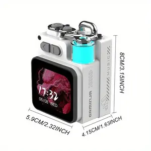 The latest ultra compact portable mini speaker in 2025 multi touch screen, Hi-Fi stereo, RGB LED lighting, Bluetooth 5.3, stereo pairing, all-in-one design, suitable for outdoor, travel, home and party use, an ideal gift for music lovers