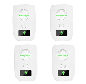 4 Pack Plug In Power Box with US Plug, Compact Plug-In Device with Indicator Light for Home Office