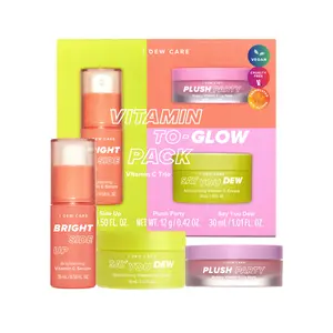 I DEW CARE Korean Ultimate Skincare Set l Vitamin To Glow Pack | With Niacinamide, Grapefruit Extract, Vitamin C, Hyaluronic Acid, Gift set, Travel Size, Korean Skincare, TSA Friendly Sizes Skin Repair Comfort Glass Skin Korean Skincare Vegan