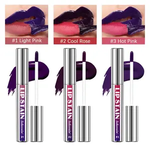 Long Lasting Peel Off Lip Stain, 1/3 Counts Matte Finish Lip Gloss, Easy Coloring Lip Stick, Suitable for All Occasions Lip Makeup, Cosmetic, Lip Tint