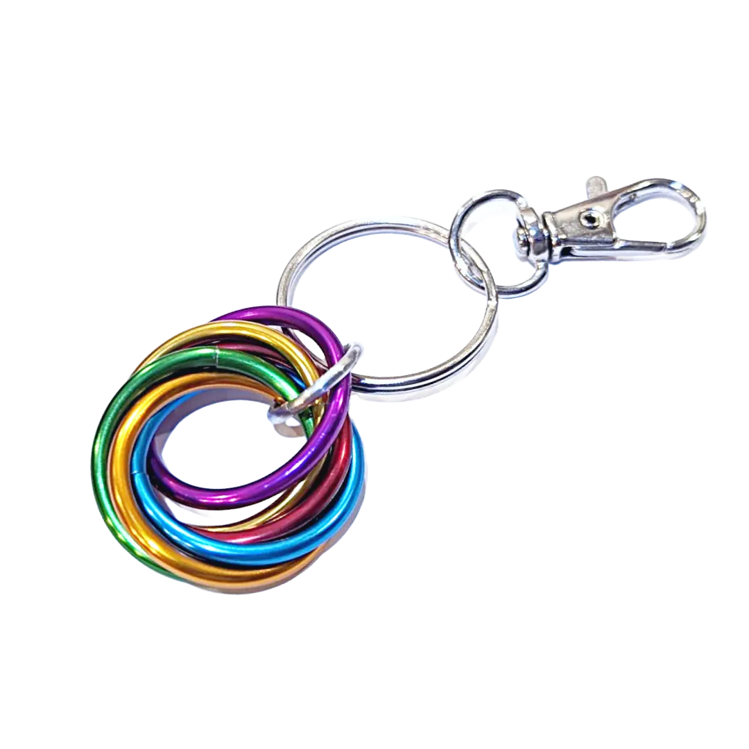 Möbii Rainbows and Eclipses - Discreet and Stylish Fidget Jewelry - Beautiful Sky Feature combinations - by Steel Lynx