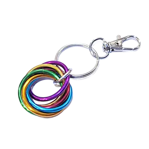 Möbii Rainbows and Eclipses - Discreet and Stylish Fidget Jewelry - Beautiful Sky Feature combinations - by Steel Lynx