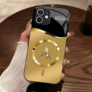 Suitable for [iPhone 11] high-end MagSafe phone case🥰，Features a magnetic attachment function, with all 26 letters available for you to choose from. YM99