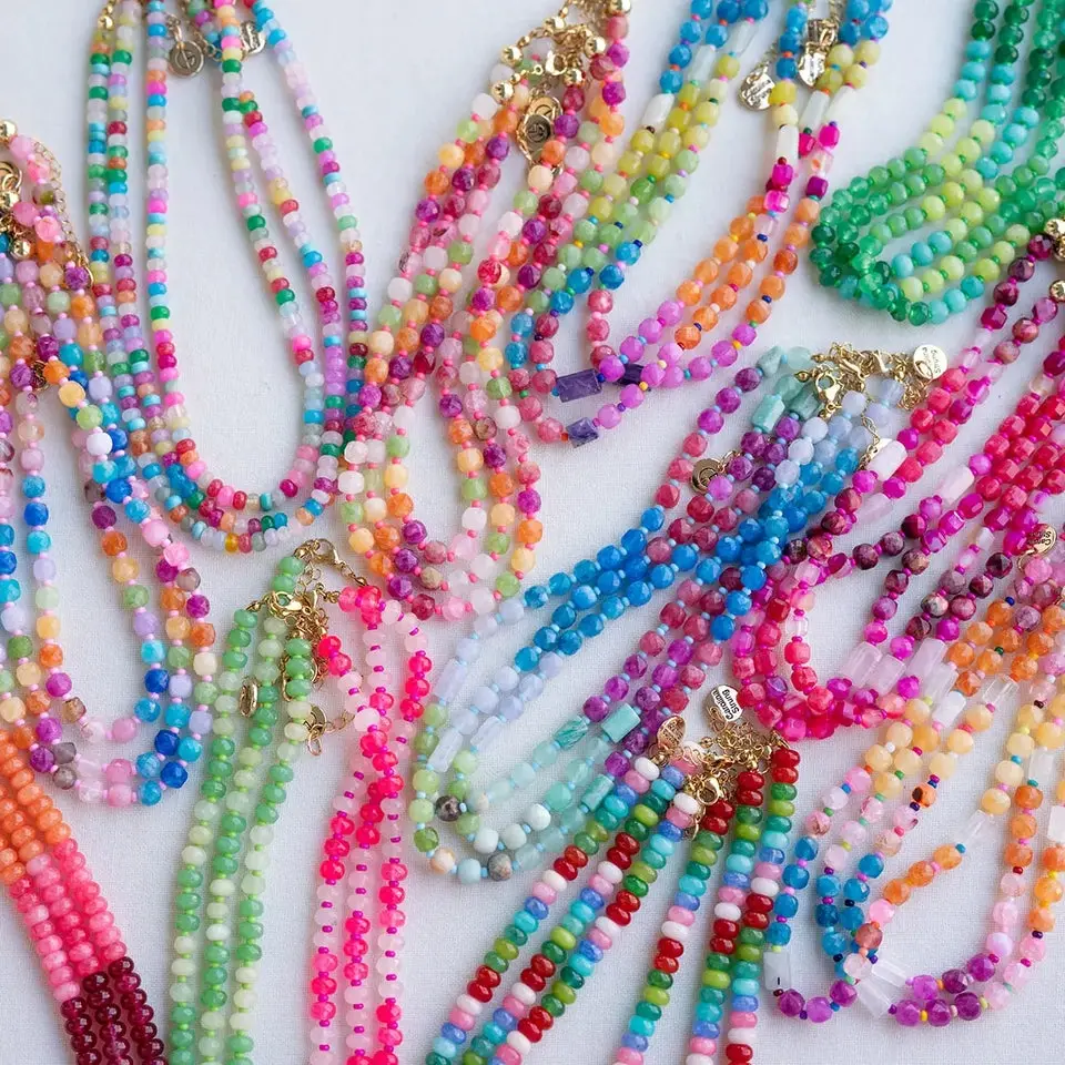 Candy bead necklaces