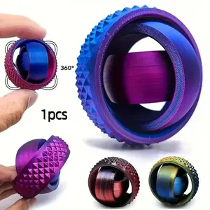 3D Printed Fidget Spinner Toy, Stress Relief Fidgeting Rotating Gyroscope, Cool Smooth Spinning Design, Perfect Gift for Kids & Adults