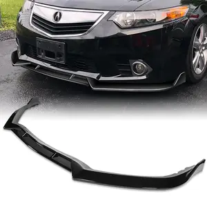 STP-Style Front Bumper Lip Body Kit Spoiler Compatible with 2011 - 2014 Acura TSX Bumper ( Do Not Fit Special Edition Bumper Models )