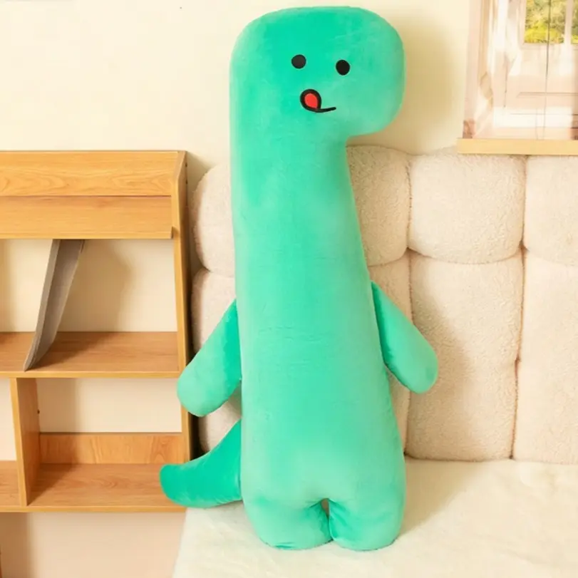 Dinosaur Plush Pillow, Dinosaur Plush Toy, Long Hug Cushion, Kids & Adults Gift, Sofa & Living Room Decor, Multi-Functional Home Accent Pillow, Soft Stuffed
