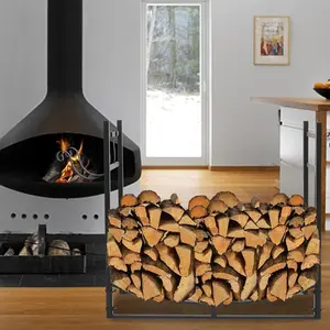 【Summervibes】33" Firewood Holder Plenty Of Firewood