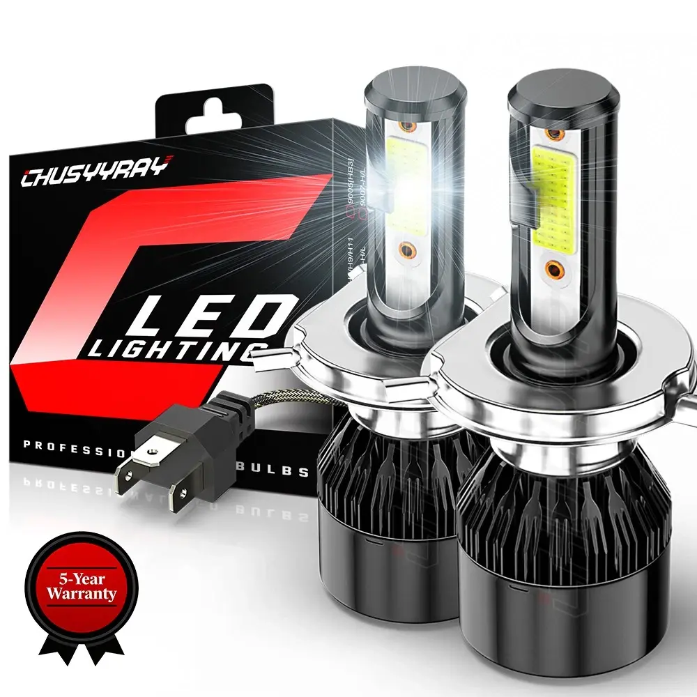 9003 H4 LED Headlight Bulbs Kit, High Lumen, High and Low Beam, for Toyota Tacoma Cab Pickup 2.7L 4.0L (1997-2015)