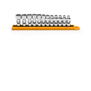 GearWrench 80311 12-Pieces 1/4" Drive 6-Point Flex Metric Socket Set, Professional Hand Tool for Wrench Applications, Metric Sockets