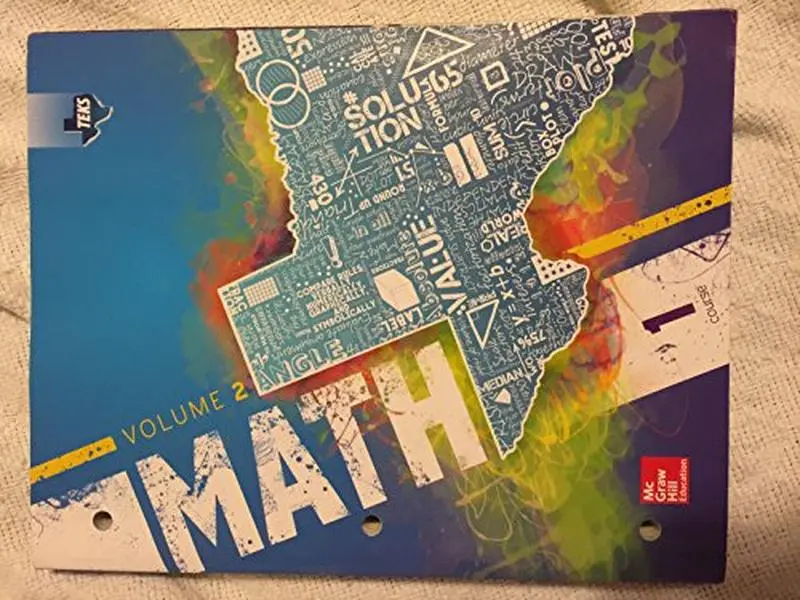 USED-Texas TEKS Math Course 1 Volume 2 by McGraw-Hill (Paperback)