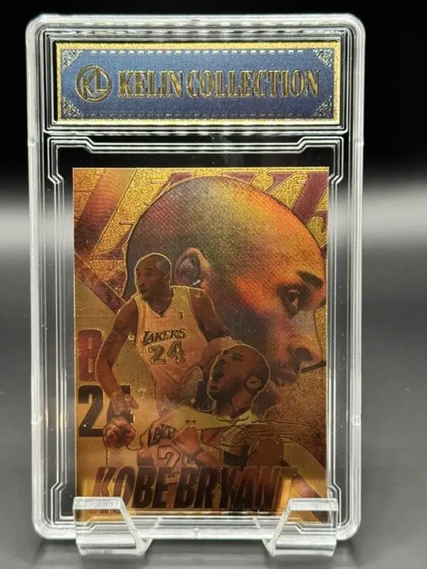 Kelin Collection Kobe Bryant #24 Los Angeles Lakers Gold Memorial Insert Tribute Basketball Card
