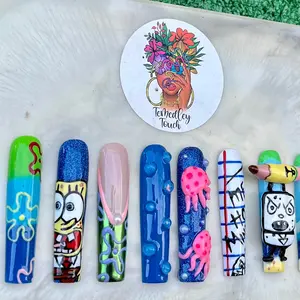 Doodle Bob press on nails