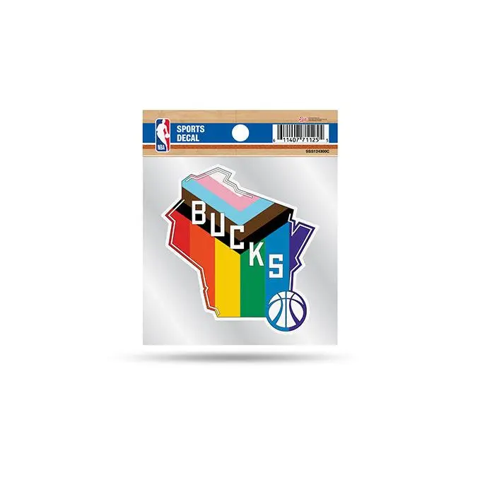 Rico Pride State Milwaukee Bucks Decal