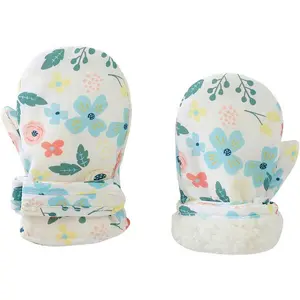 F-HBL01  Toddler Gloves Kids Mittens Winter Warm Lined Fleece Gloves Waterproof Snow Baby Mitten for Boys Girls