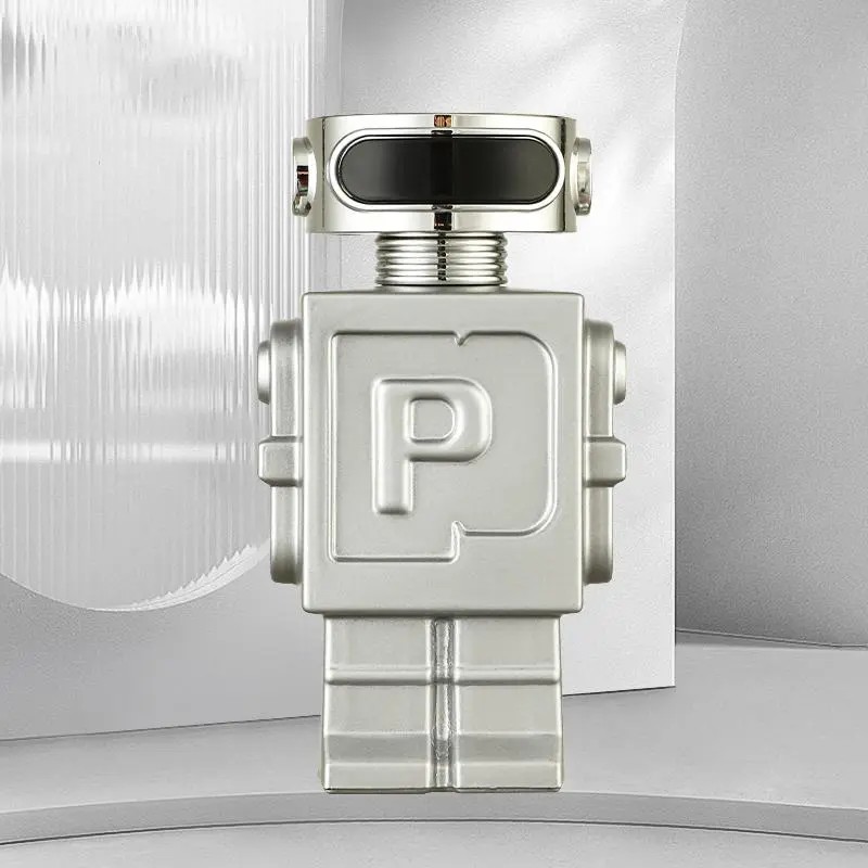 Men's Robot Design Perfume, Long Lasting Fragrance for Men, Natural Fresh Perfume for Daily Wear, Fashion Perfume for Party, Daily Clothing Decor
