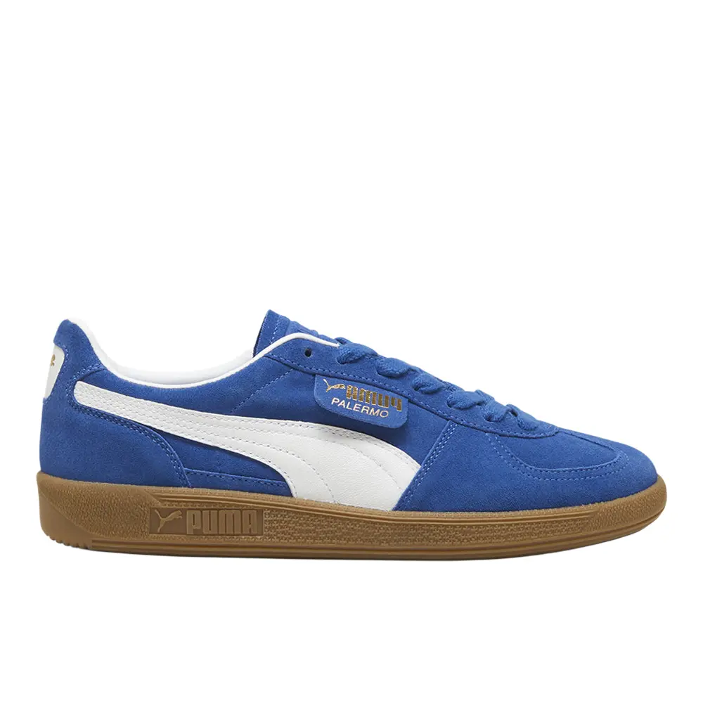 PUMA Mens Palermo Lace Up Sneakers Shoes Casual - Blue