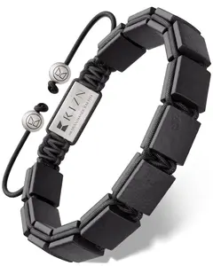 RTZN Shungite EMF Protection Bracelet For Men - Havana Style 