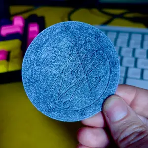 3D Printed Demon Coin Collectible Trinket - Astaroth