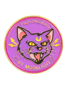 Funny Cat Quote Animal Badge, Classic Cartoon Design Pin, Unisex Daily Clothing Decoration, Perfect Gift for Family and Friends, Fashion Accessory