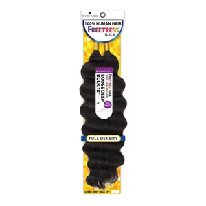 FreeTress Human Hair Braids Loose Deep Bulk 18"