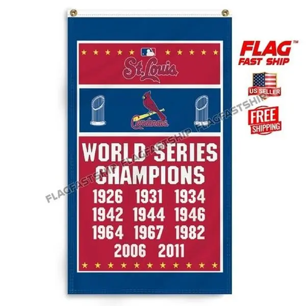 St. Louis Cardinals 11-TIME WORLD SERIES CHAMPIONS Wall POSTER
