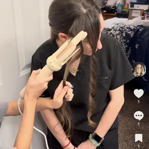 Fully automatic curling stick lazy curling tool electric rotary curler large curling without damaging hair 32mm Comfort Hair Curler