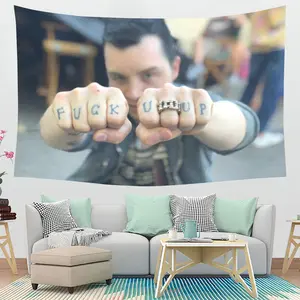 Iconic TV show tapestry for aesthetic dorm wall decor. Trendy character themed wall hanging for bedroom decoration and cool room makeover.Shameless.Mickey