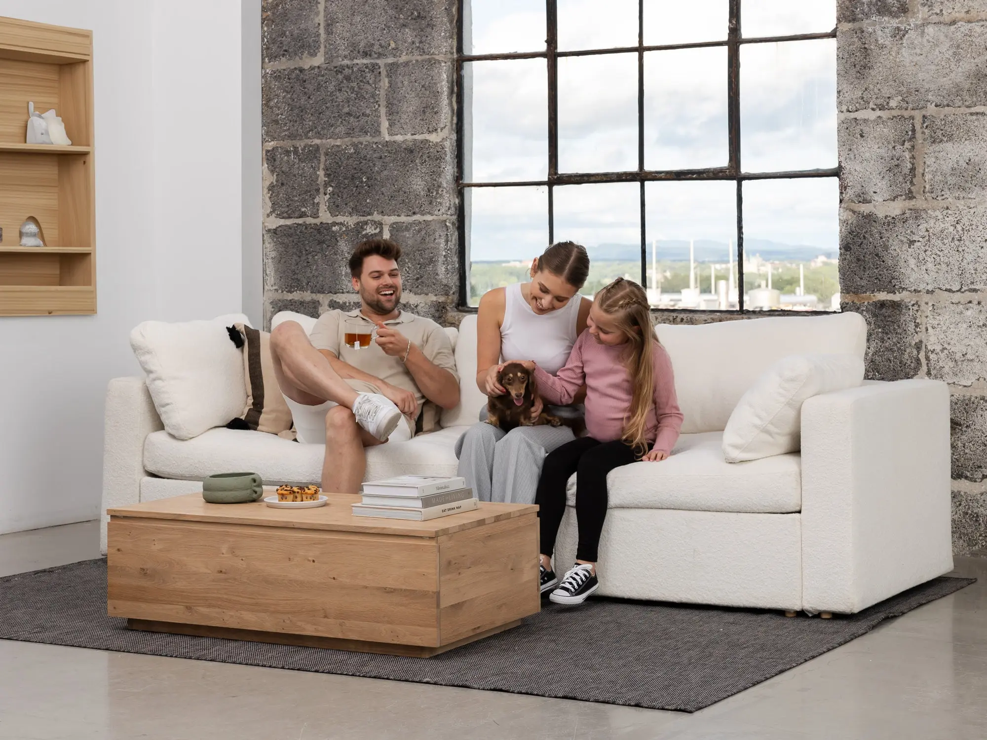[Demo] Transformer Coffee Table - Panel Storage