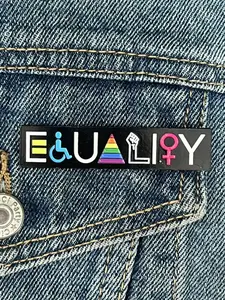 1Count innovative symbol text badge brooch clip, Brooch Pins, cute accessory, bag accessory pin, clothing accessory, versatile accessory, birthday gift, children's gift, best friend gift, friend gift, Personalized, no color fading