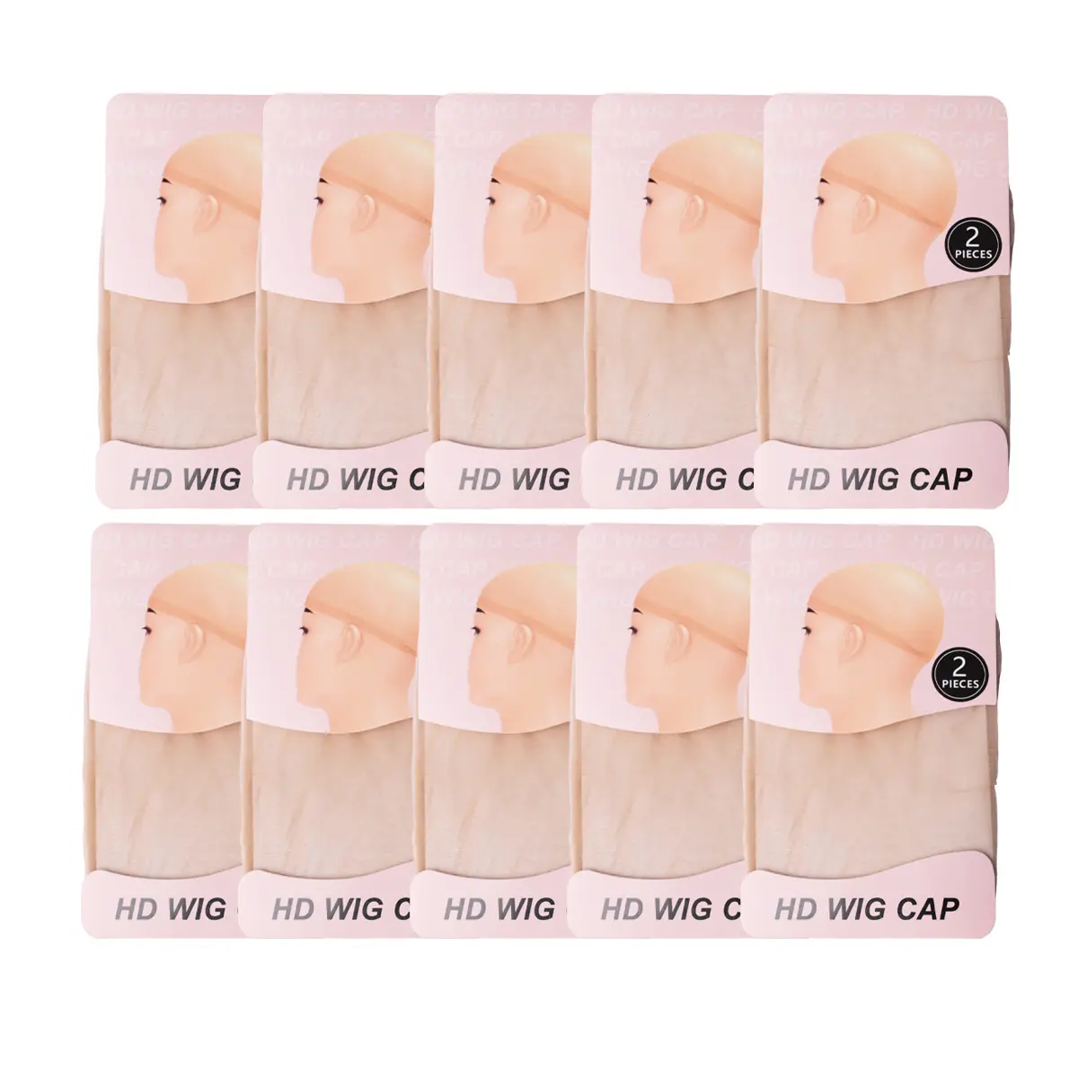 Msgem Hair Customized Hair Accesories/Transparent HD Wig Cap Real HD Wig Cap for Women 10 Packs totally 20 Pieces Cap #SummerVibes #SummerWins#DealsForYouDays#tiktokshopdealsforyoudays