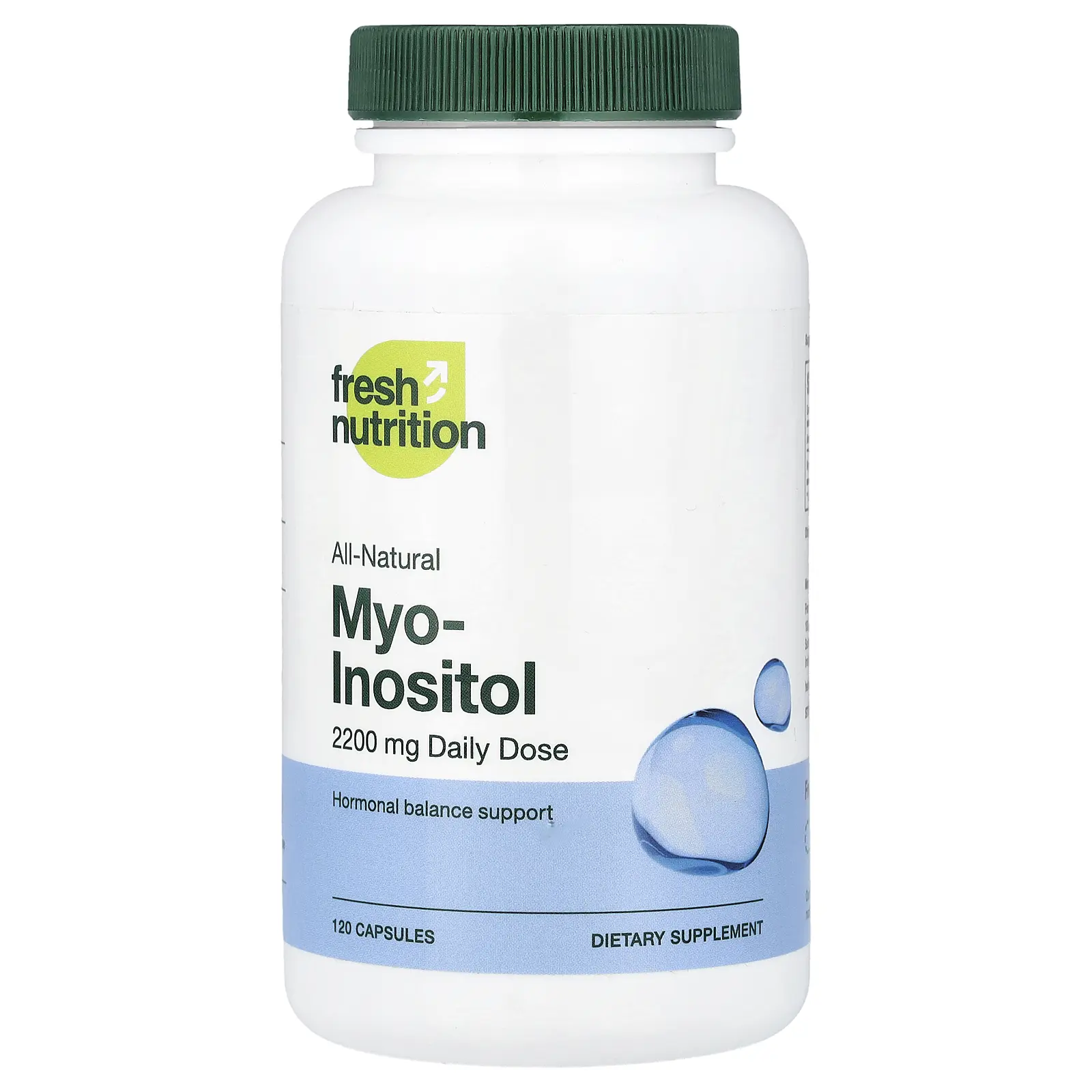 Fresh Nutrition Myo-Inositol, 120 Capsules (550 mg per Capsule)