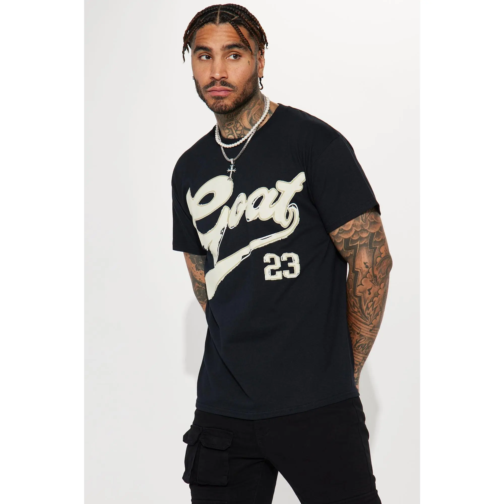Baseball Goat Short Sleeve Tee - Black