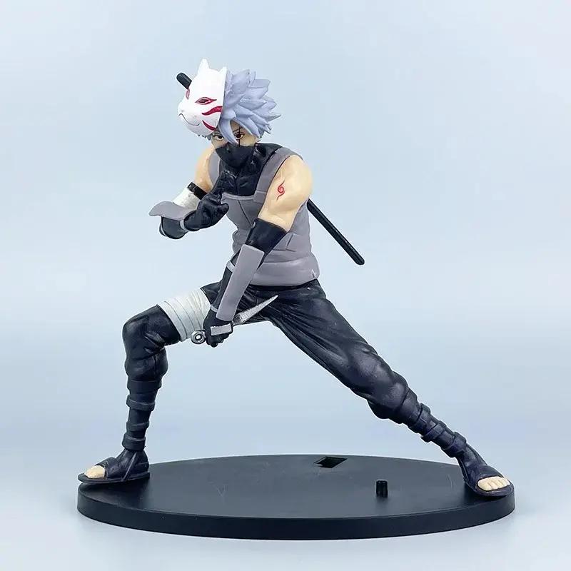 18cm Hatake Kakashi PVC Articulated Anime Figure – Car Ornament, Collectible Toy, Gift