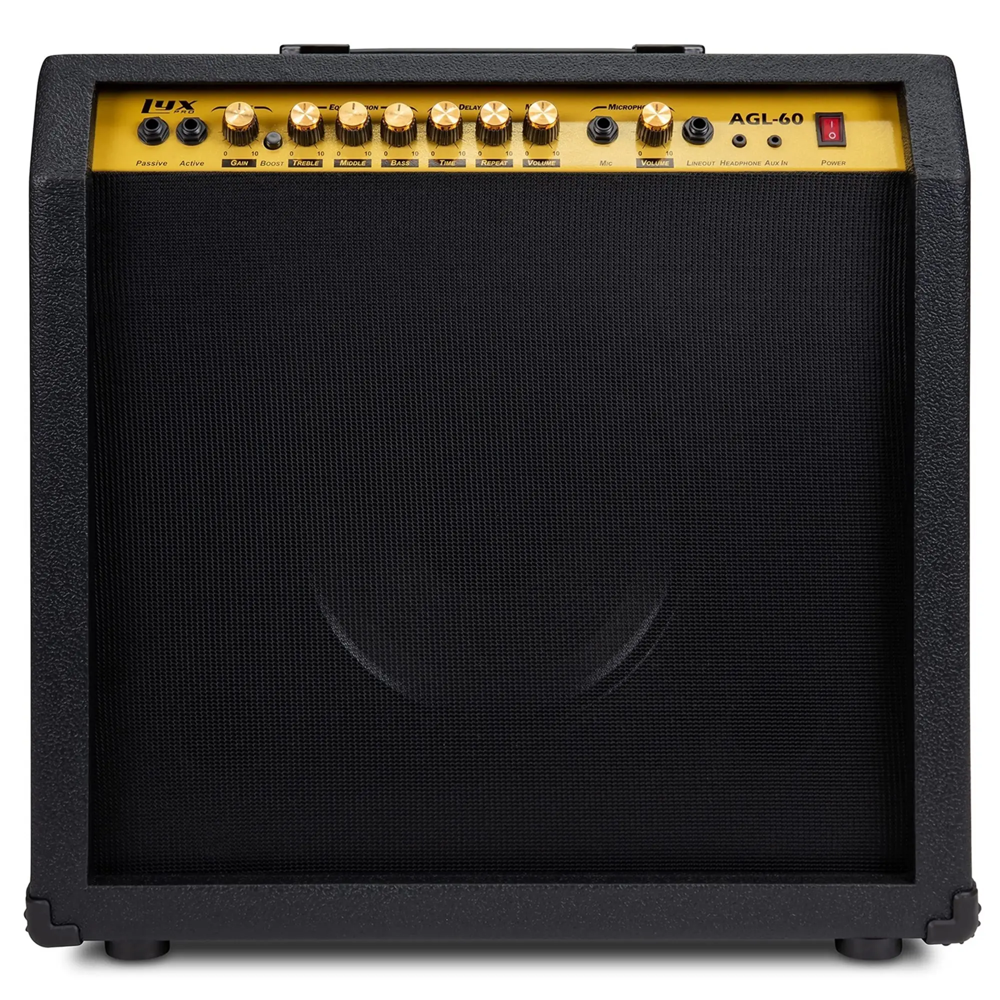 LYXPRO AGL-60 Electric Guitar Amp 60 Watt with Aux Headphone Jack Built-in Equalizer & Mic Input for Live Performances