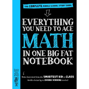 USED-Everything You Need to Ace Math in One Big Fat Notebook: The Complete Middle School Study Guide by Workman Publishing (Paperback)